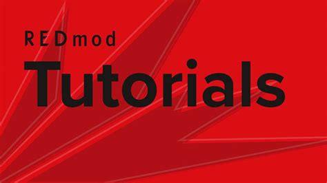 REDMod: Usage .